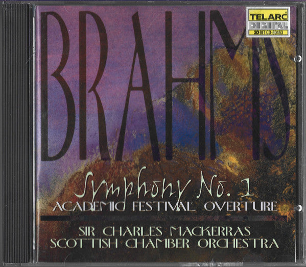 Brahms* - Sir Charles Mackerras, Scottish Chamber Orchestra : Symphony No. 1 / Academic Festival Overture (CD, Club)