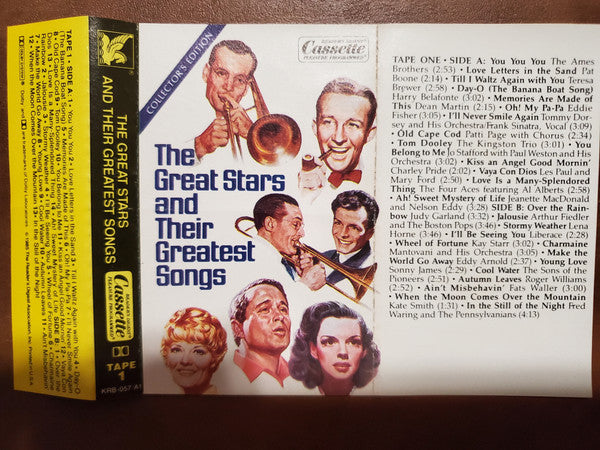Various : The Great Stars And Their Greatest Songs (3xCass, Comp)