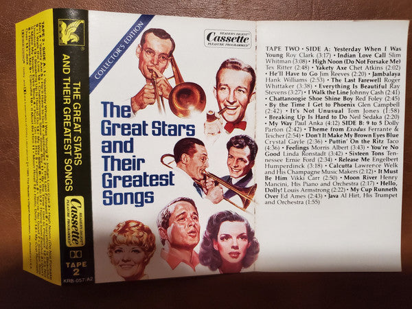 Various : The Great Stars And Their Greatest Songs (3xCass, Comp)