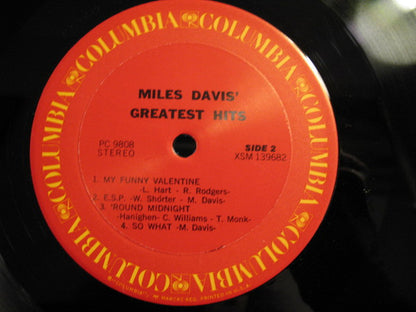 Miles Davis : Miles Davis' Greatest Hits (LP, Comp, RE, Ter)