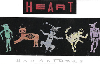 Heart : Bad Animals (Cass, Album, Yel)