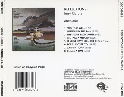 Jerry Garcia : Reflections (CD, Album, RE, RM)