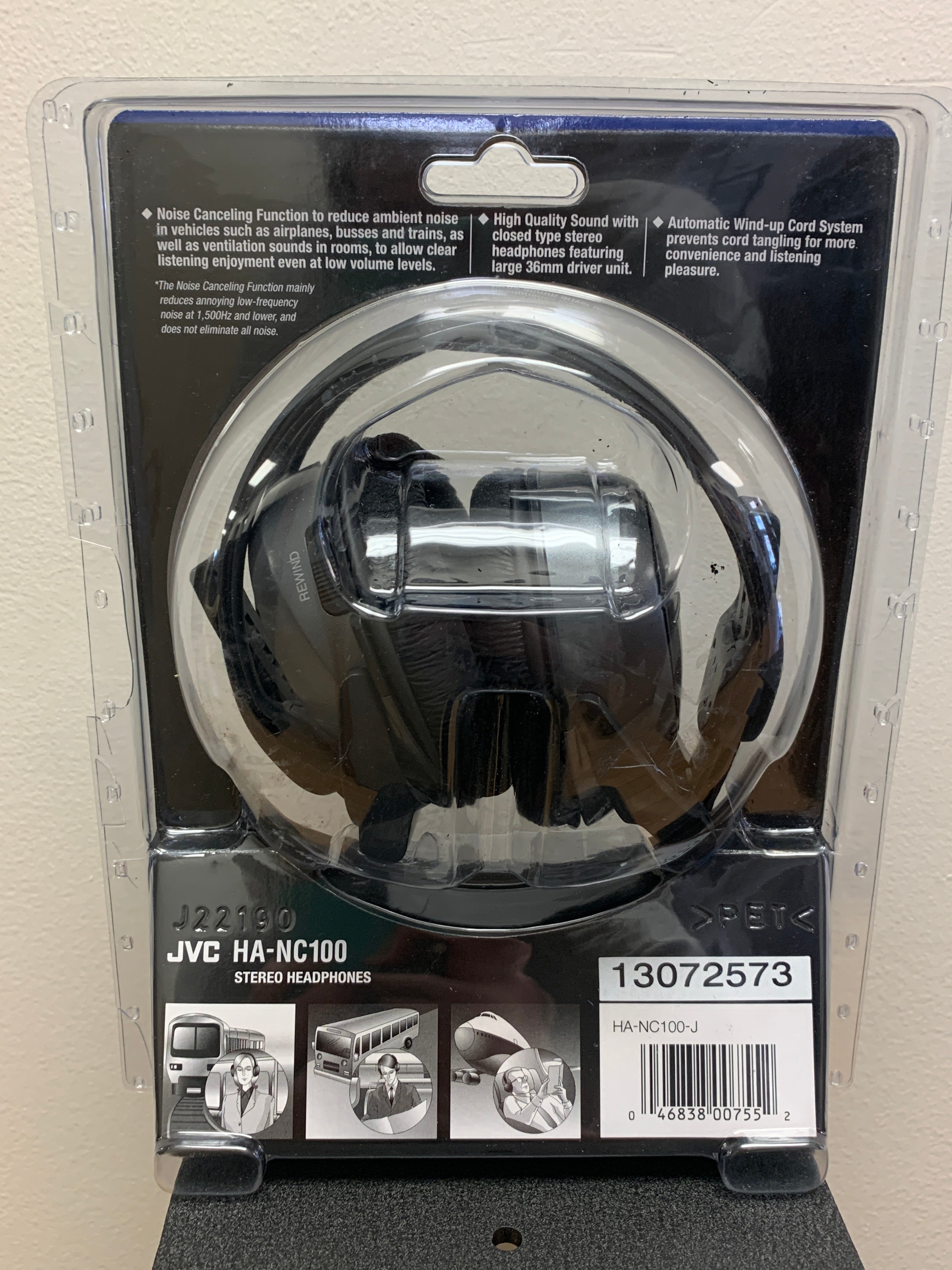 JVC Noise Cancelling HA-NC100 Headphones