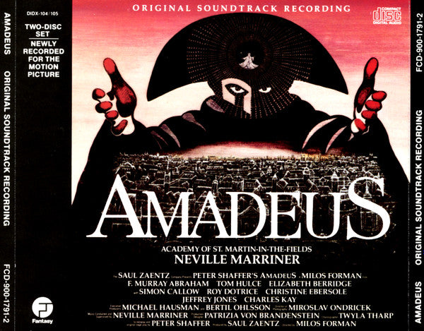 Sir Neville Marriner, The Academy Of St. Martin-in-the-Fields : Amadeus (2xCD, Album, CSR)
