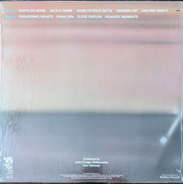 John Cougar* : American Fool (LP, Album, Club, CRC)