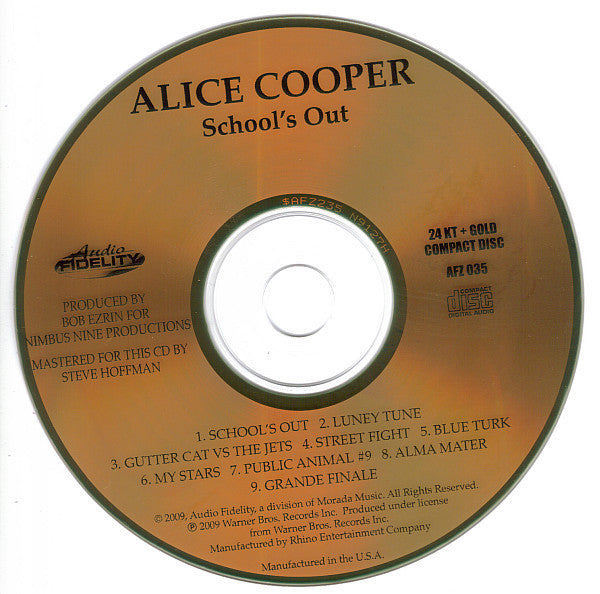 Alice Cooper : School's Out (HDCD, Album, Ltd, Num, RM)