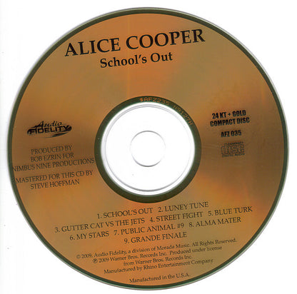 Alice Cooper : School's Out (HDCD, Album, Ltd, Num, RM)