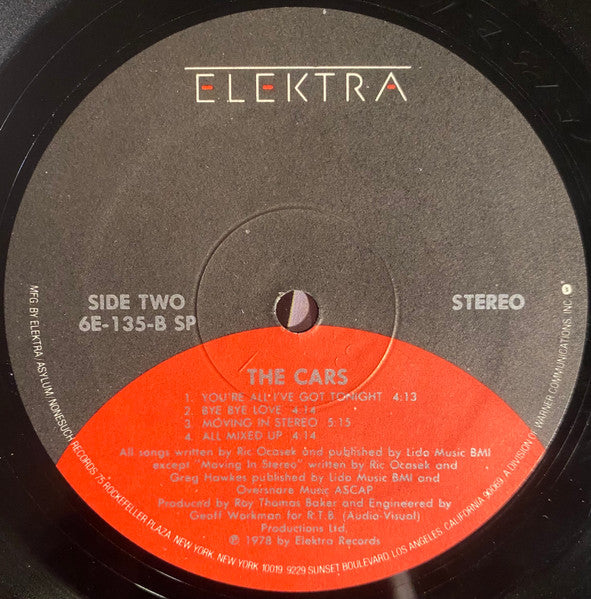 The Cars : The Cars (LP, Album, RE, SP )