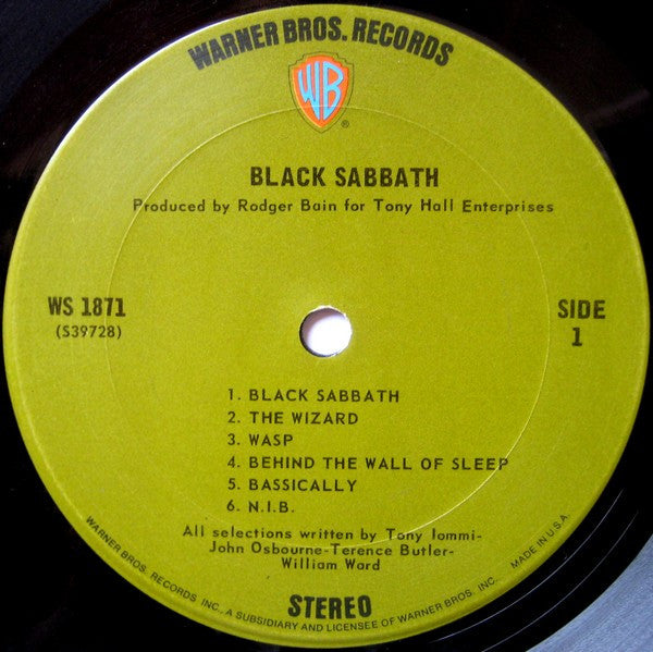 Black Sabbath : Black Sabbath (LP, Album, Pit)
