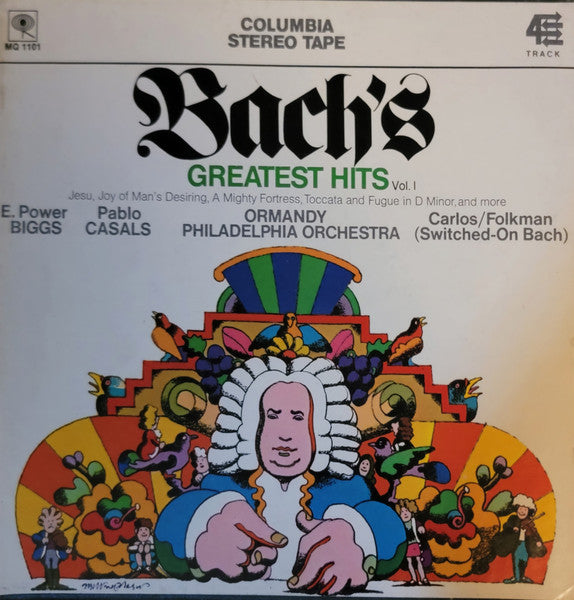 Johann Sebastian Bach, E. Power Biggs, Pablo Casals, Eugene Ormandy, The Philadelphia Orchestra, Walter Carlos, Benjamin Folkman : Bach's Greatest Hits Vol. I (Reel, 4tr Stereo, 7" Reel, Comp)