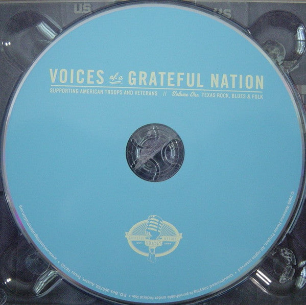 Various : Voices Of A Grateful Nation (Volume One Texas Rock, Blues & Folk) (CD, Comp)
