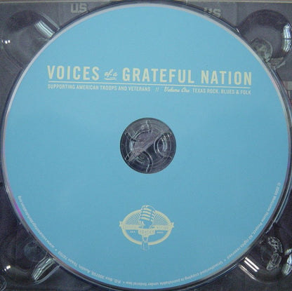 Various : Voices Of A Grateful Nation (Volume One Texas Rock, Blues & Folk) (CD, Comp)