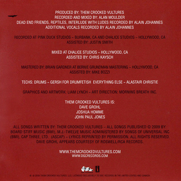 Them Crooked Vultures : Them Crooked Vultures (CD, Album)