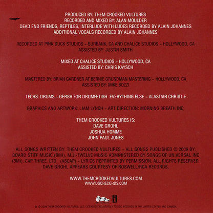 Them Crooked Vultures : Them Crooked Vultures (CD, Album)