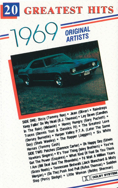 Various : 20 Greatest Hits - 1969 (Cass, Comp)