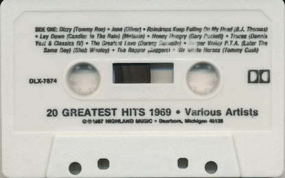 Various : 20 Greatest Hits - 1969 (Cass, Comp)