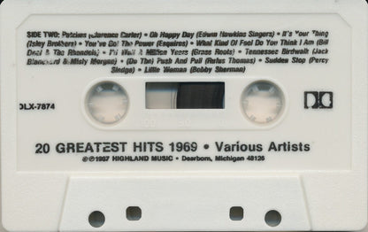 Various : 20 Greatest Hits - 1969 (Cass, Comp)