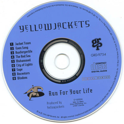 Yellowjackets : Run For Your Life (CD, Album, Club)