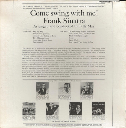 Frank Sinatra : Come Swing With Me! (LP, Album, Mono, Scr)