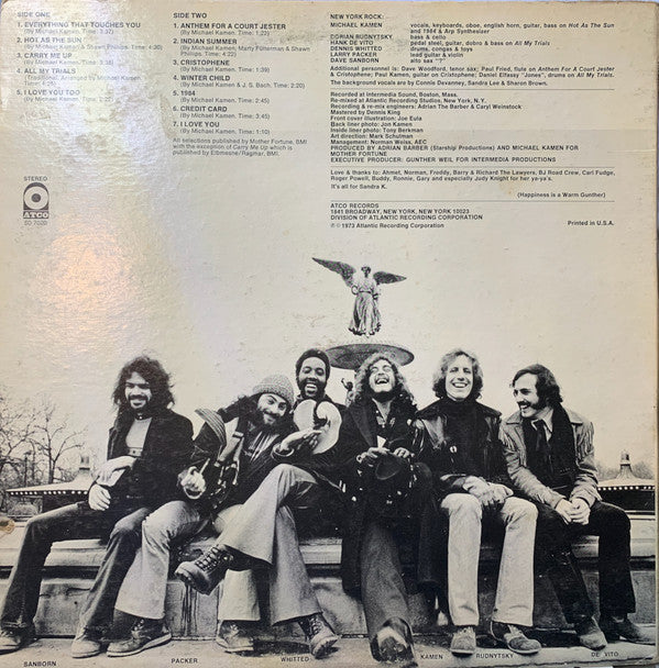 Michael Kamen • New York Rock* : New York Rock (LP, Album, PR )