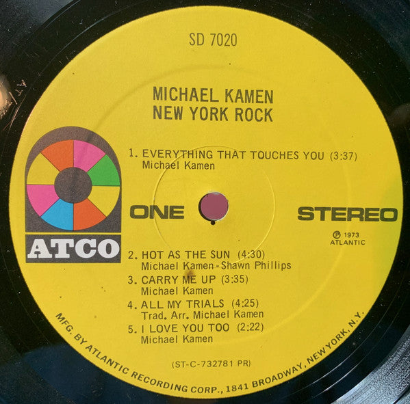 Michael Kamen • New York Rock* : New York Rock (LP, Album, PR )