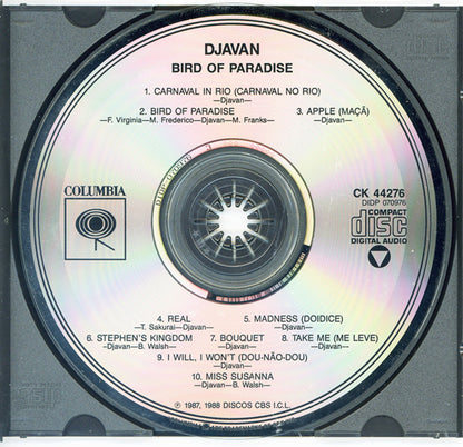 Djavan : Bird Of Paradise (CD, Album)