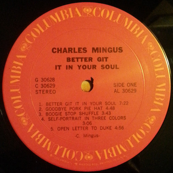 Charles Mingus : Better Git It In Your Soul (2xLP, Comp, Gat)