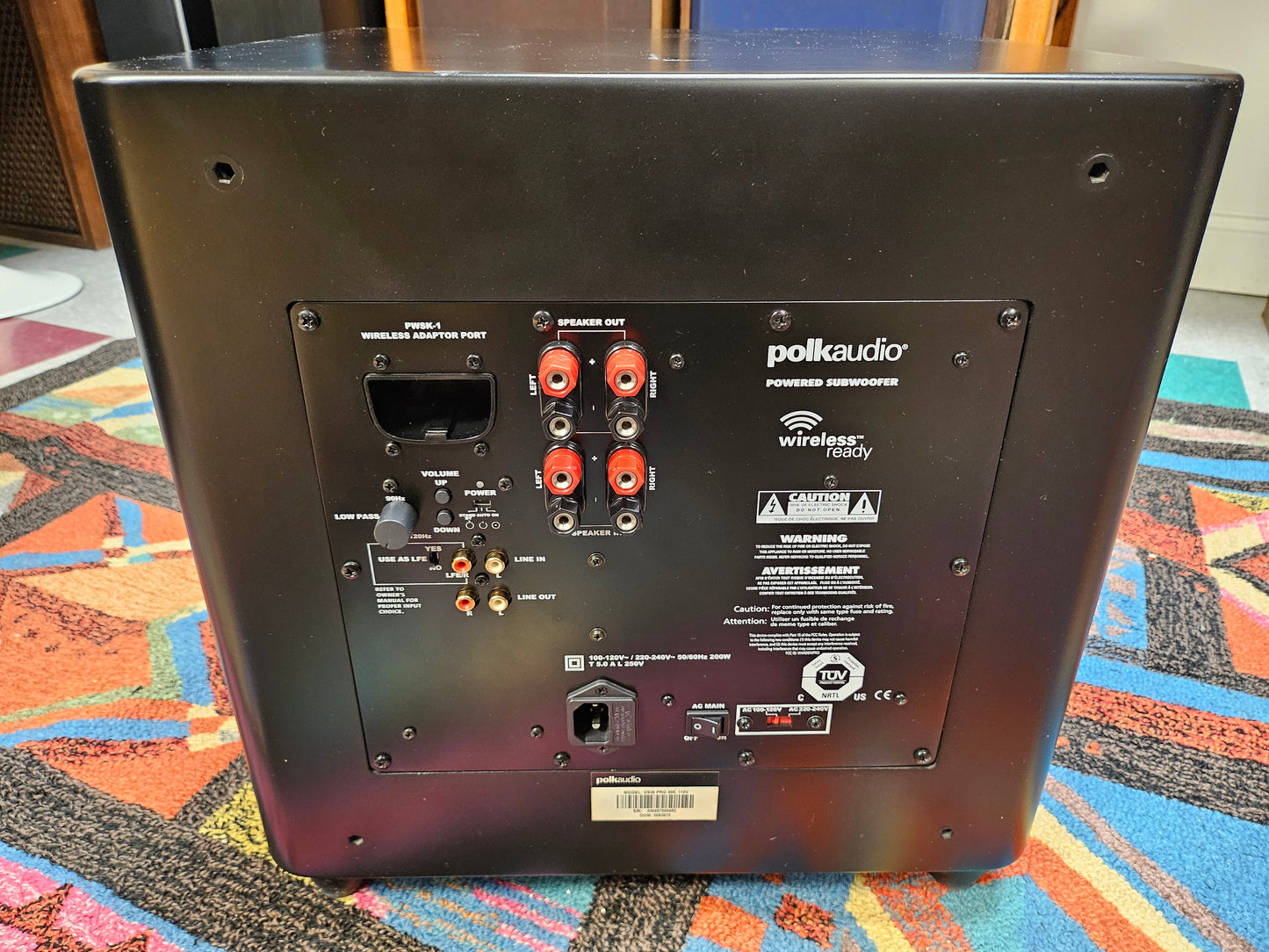 Polk Audio DSW-PRO600 Powered Subwoofer Wireless Ready