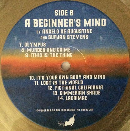 Sufjan Stevens & Angelo De Augustine : A Beginner's Mind (LP, Album, Gol)