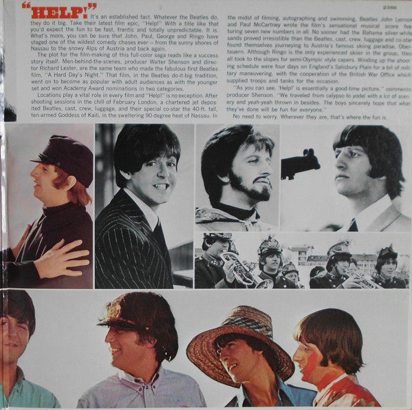 The Beatles : Help! (Original Motion Picture Soundtrack) (LP, Album, RE, Win)