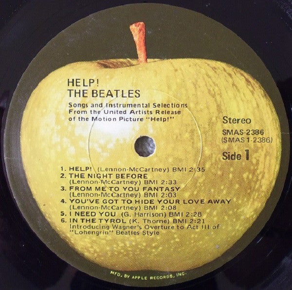 The Beatles : Help! (Original Motion Picture Soundtrack) (LP, Album, RE, Win)