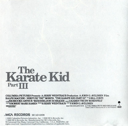 Various : The Karate Kid Part III (Original Motion Picture Soundtrack Album) (CD, Album, Comp)