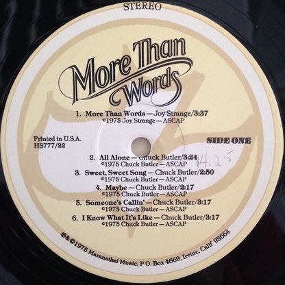 Parable (2) : More Than Words (LP, Album)