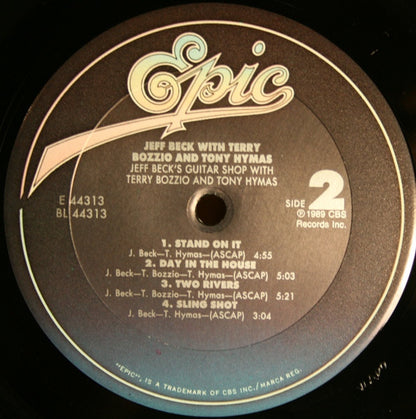 Jeff Beck With Terry Bozzio And Tony Hymas : Jeff Beck's Guitar Shop (LP, Album)