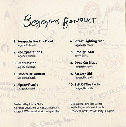 The Rolling Stones : Beggars Banquet (SACD, Hybrid, Album, RE, RM, Dig)