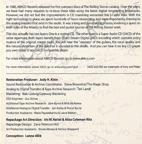 The Rolling Stones : Beggars Banquet (SACD, Hybrid, Album, RE, RM, Dig)