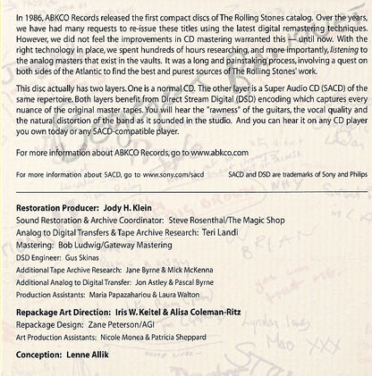 The Rolling Stones : Beggars Banquet (SACD, Hybrid, Album, RE, RM, Dig)