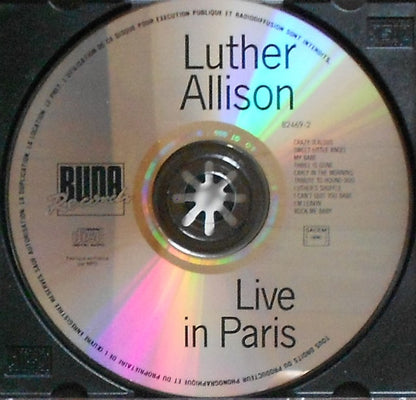 Luther Allison : Live In Paris (CD, Album)