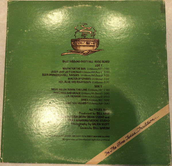 ZZ Top : Tres Hombres (LP, Album, AL )