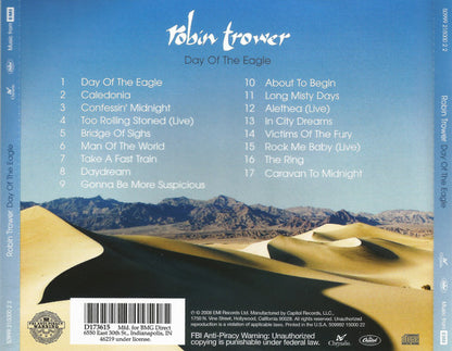 Robin Trower : Day Of The Eagle (The Best Of Robin Trower) (CD, Comp, Club, RM)
