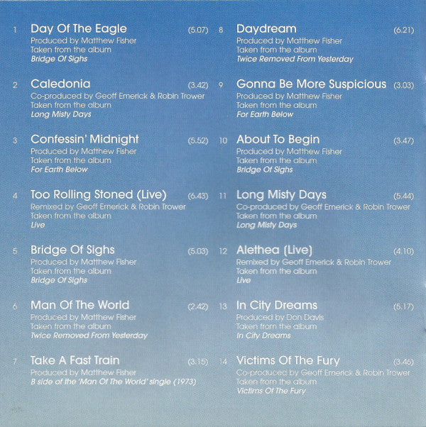 Robin Trower : Day Of The Eagle (The Best Of Robin Trower) (CD, Comp, Club, RM)