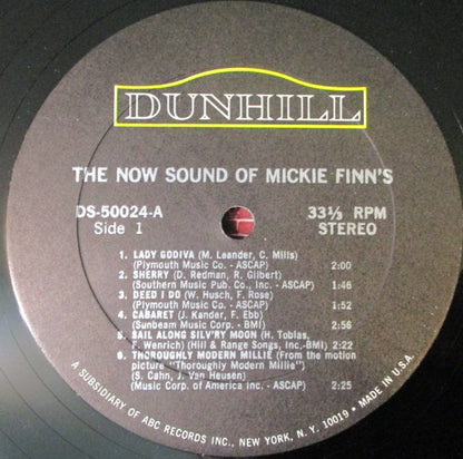 Fred E. Finn, Mickie Finn : The Now Sound Of Mickie Finn's (LP)