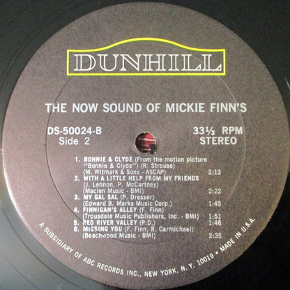 Fred E. Finn, Mickie Finn : The Now Sound Of Mickie Finn's (LP)