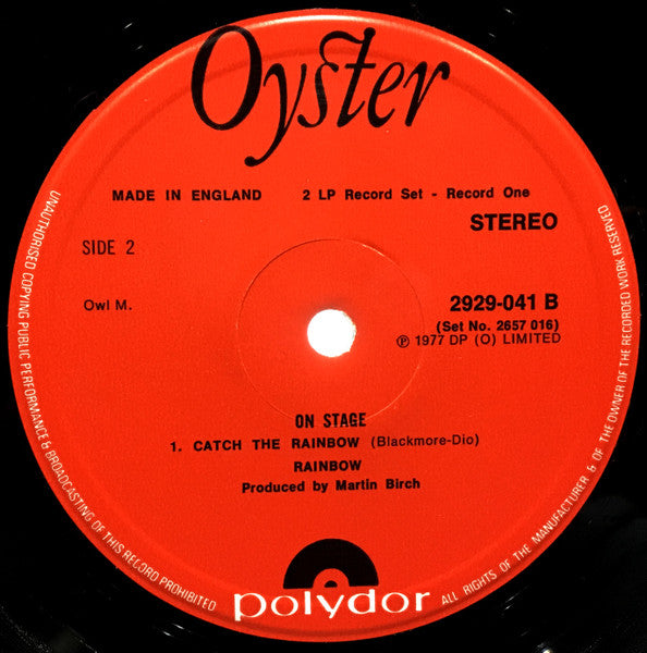 Rainbow : On Stage (2xLP, Album)