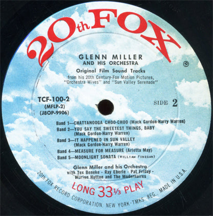 Glenn Miller And His Orchestra : Original Film Sound Tracks (2xLP, Comp)