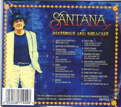 Santana : Blessings And Miracles (CD, Album, Car)