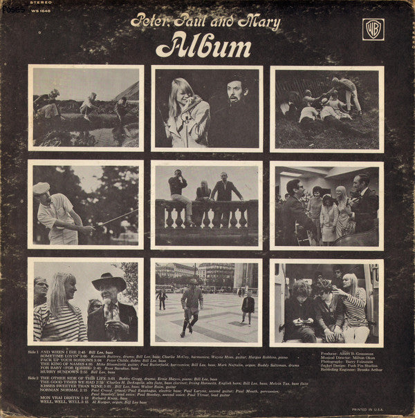 Peter, Paul And Mary* : Album (LP, Album, Ter)