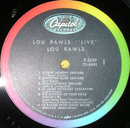 Lou Rawls : Live! (LP, Mono, Scr)