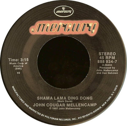 John Cougar Mellencamp : Cherry Bomb (7", Single, 49)