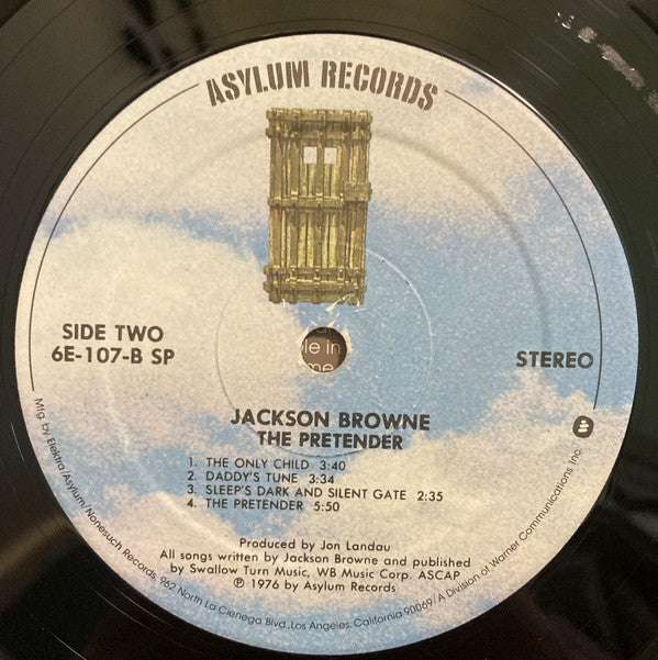 Jackson Browne : The Pretender (LP, Album, Tra)